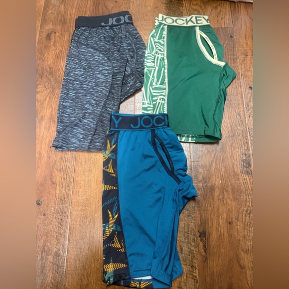 Jockey Other - Three pair Jockey long leg boxer briefs size medium